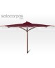Wooden parasols for hotel industry Roma
