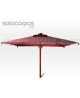 High quality wooden parasols Delux