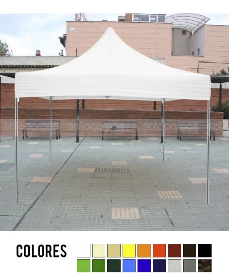 Carpas plegables CarpaPro® Basic HEX40 de 3x3 m