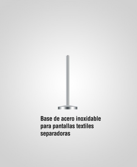 Base for screen separators