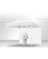 Folding tent CarpaPro® Light 3x3 m + 1 sidewall
