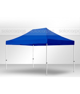 Folding tent CarpaPro Basic HEX40 3x4.5 m - RED