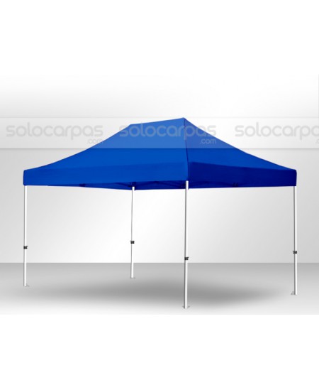 Folding tent CarpaPro Basic HEX40 3x4.5 m - RED