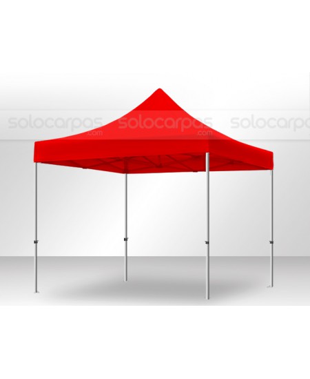 Carpa plegable CarpaPro® Elite 3x3 m - ROJO